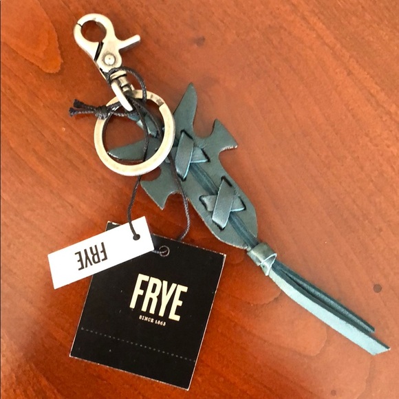 Frye Accessories Soldfrye Double F Key Chain 0 Leather Nwt Poshmark